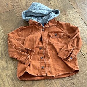 Old Navy Orange and Gray Kids Hoodie